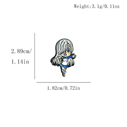 The Seven Deadly Sins Brooch Set