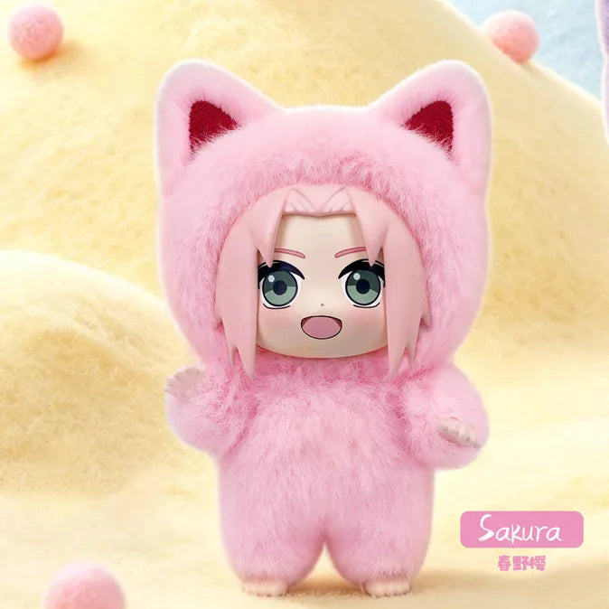 2026 New Presale Eaki Naruto Kittenland Series Blind Box Collectible Anime Figure Trendy Toys Peripheral Pendant Ornament Gifts