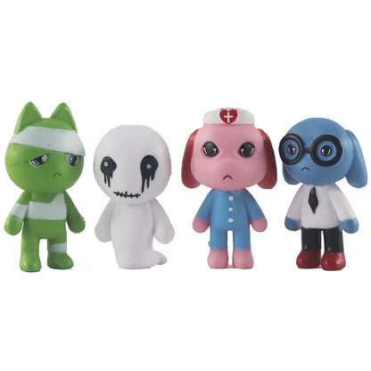 New Cartoon Anime 3.5-5cm Horror Animal Hospital Q-version Figurine Surprise Box Toy Halloween Cosplay Accessories Xmas Gift