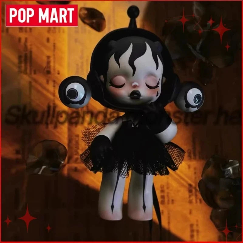 Pop Mart Skullpanda Bjd Nana Figures Baby Series Flower Blooming Figure  Pink Green SP Art Toy Limited Dolls Surprise Toy Gift