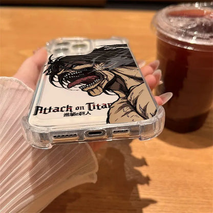 Attack On Titan Clear Phone Case