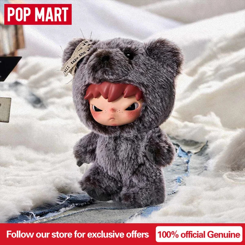 POP MART Genuine Hirono Road Journal Series Vinyl Face Blind Box Plush Doll Pendant Decoration Collection Christmas Gift Toys