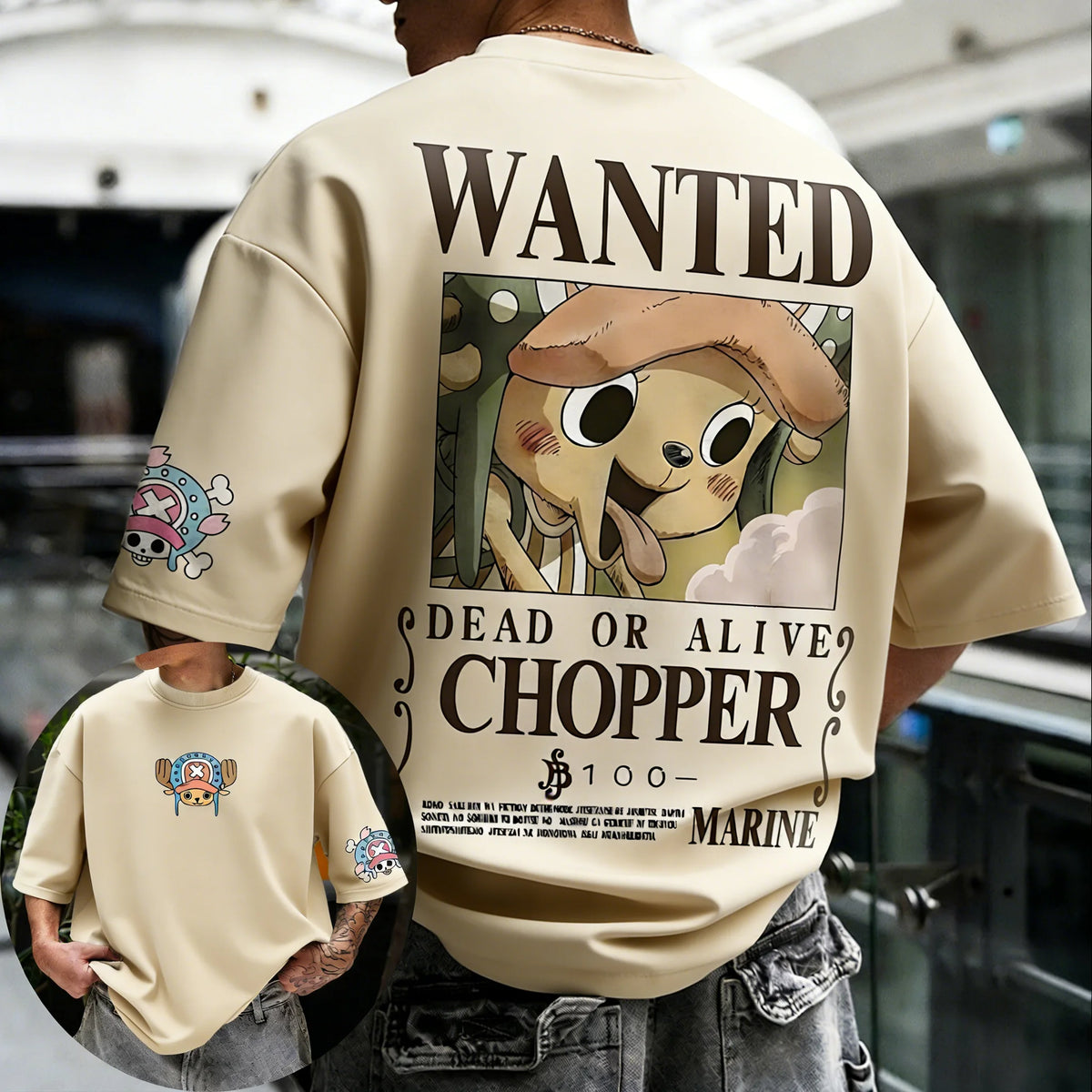 ONE PIECE Anime Chopper Joint Cotton T-shirt 2026 Summer New Men's and Women's Loose Casual Street Hip Hop Short Sleeved Top