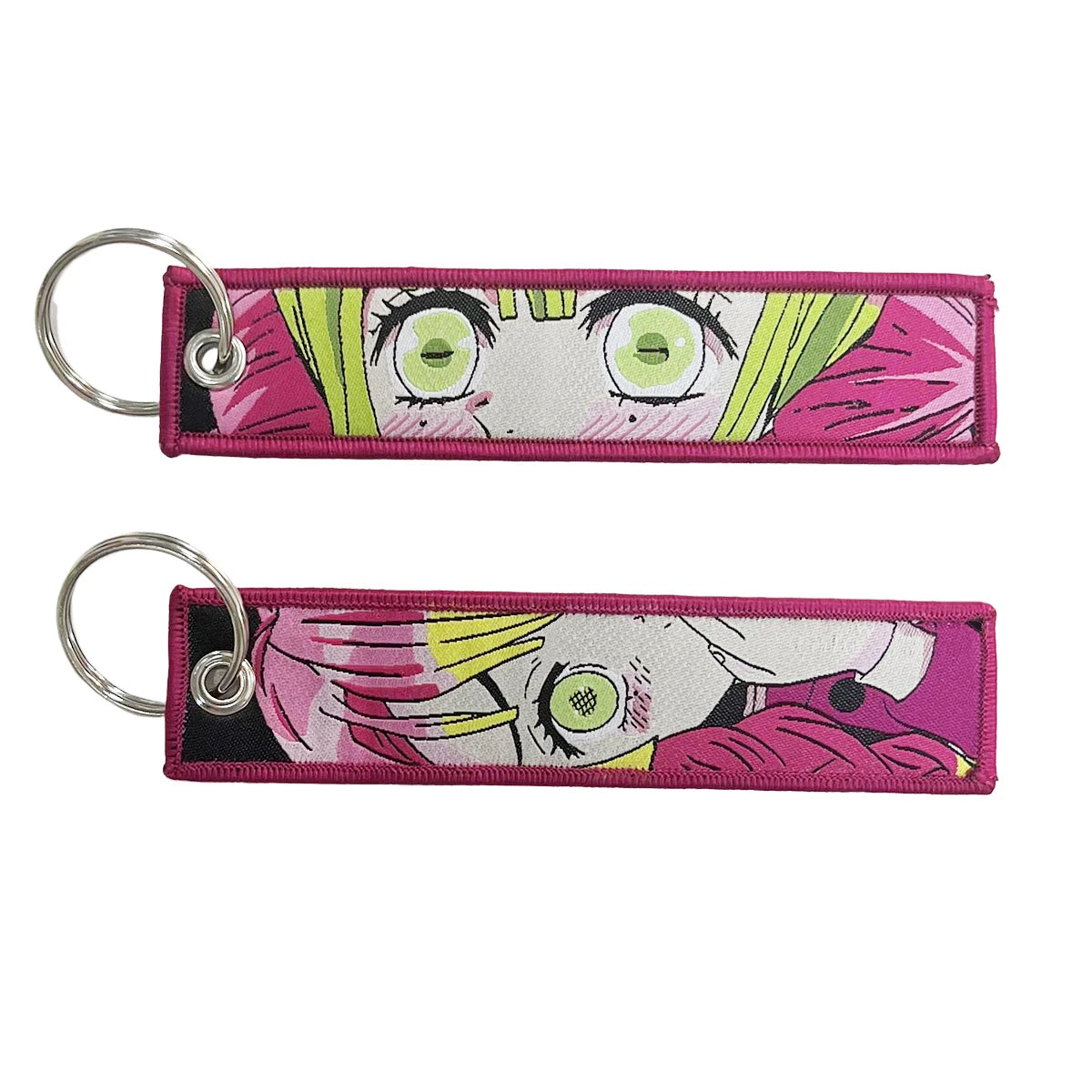 Anime Girls Embroidery Keychain