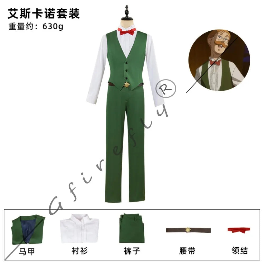 The Seven Deadly Sins Escanor Cosplay Costume