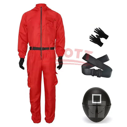 Red Calamari Jumpsuit