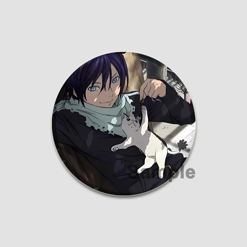 Anime Noragami Brooch Pin Cosplay Yato Yukine Cute Cartoon Badges
