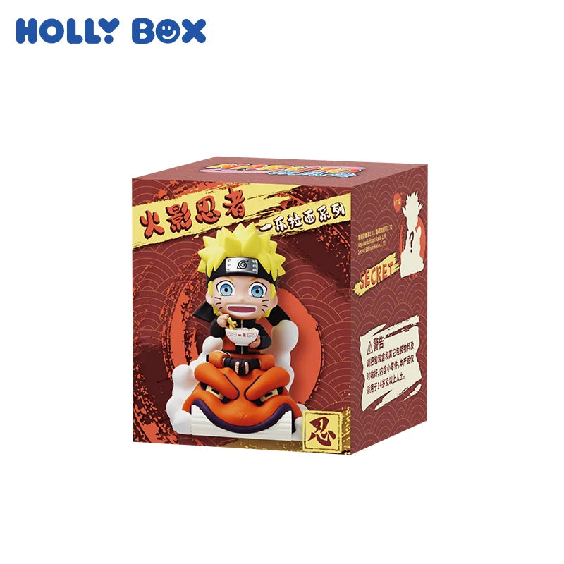 New In Stock Genuine Hollybox Naruto Shippuden Blind Box Ichiraku Ramen Series Naruto Sasuke Model Toys Holiday Present