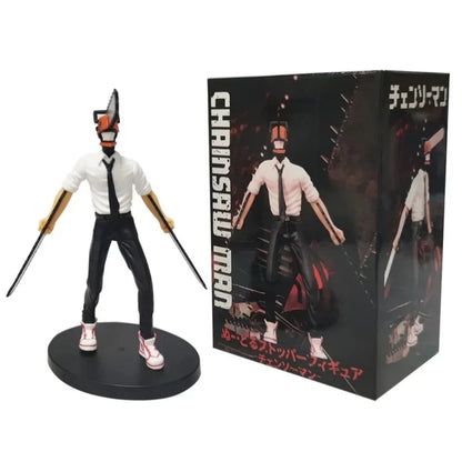 19cm Chainsaw Man Denji Anime Figure Denji/Power Action Figure 1560 Chainsaw Man Denji Figurine Adult Collectible Model Doll Toy