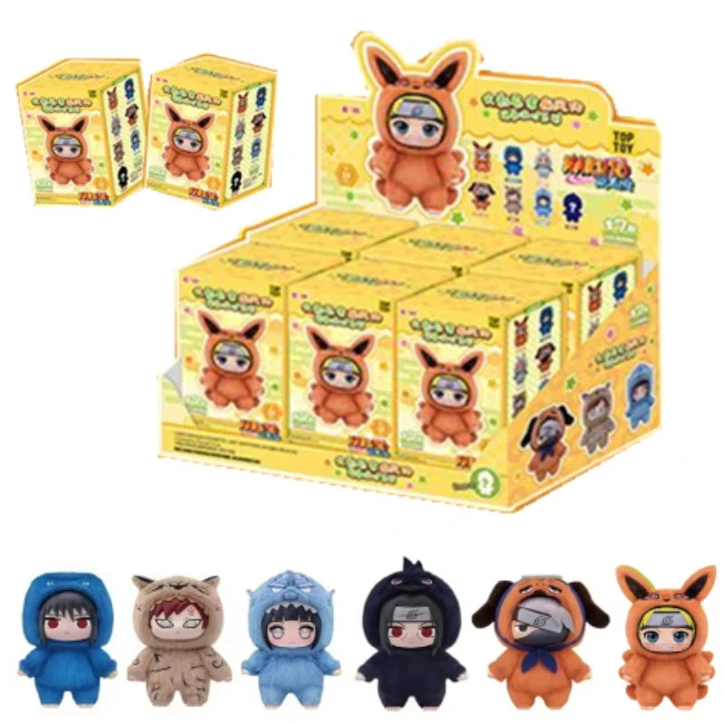 New EAKI Naruto Blind Box Shippuden Party Series Uzumaki Stuffed Shippuden Original Plush Figure Ornament Toy Collection Gift