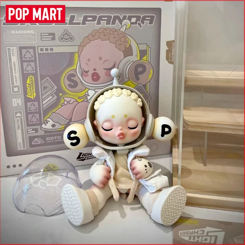 Pop Mart Skullpanda Bjd Nana Figures Baby Series Flower Blooming Figure Pink Green SP Art Toy Limited Dolls Surprise Toy Gift