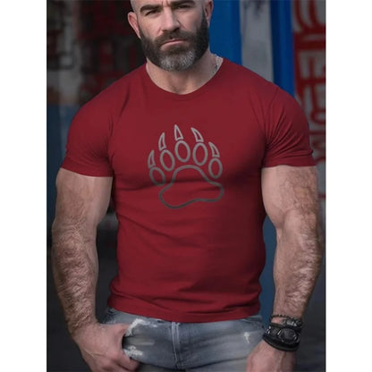Bear Seal Graphic T Shirt For Men Cute Cool Animals 3D Printed Tees