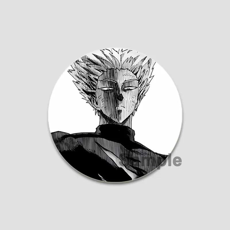 One Punch Man Saitama Button Pins