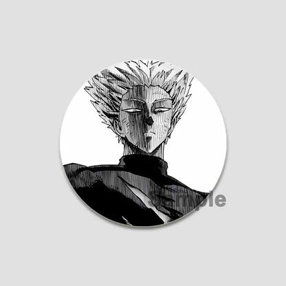 One Punch Man Saitama Button Pins