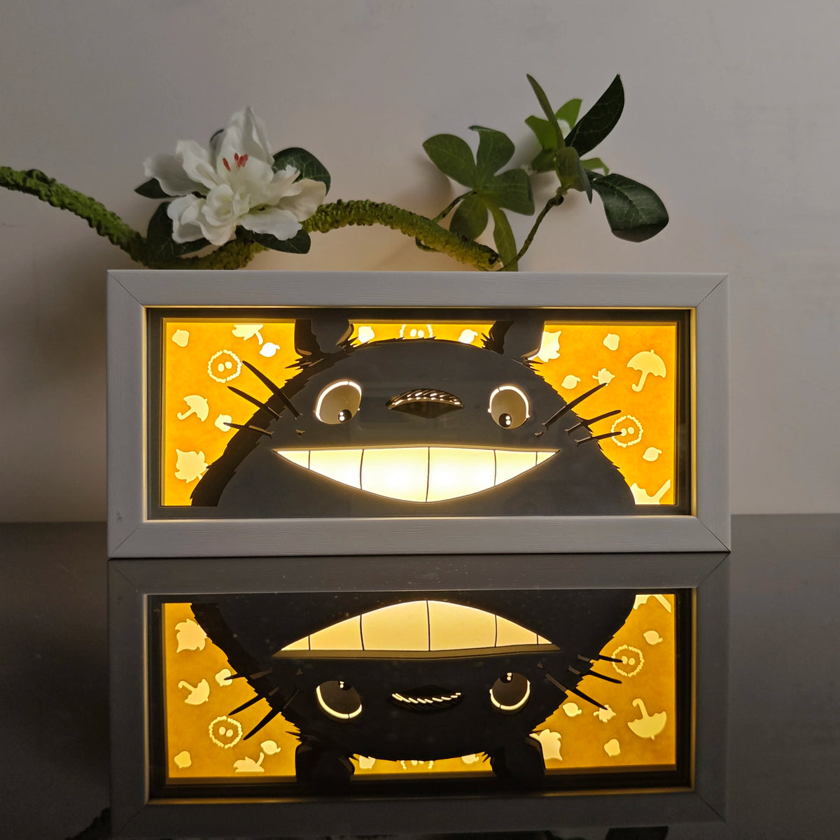 Anime Paper Carved LED Lamp