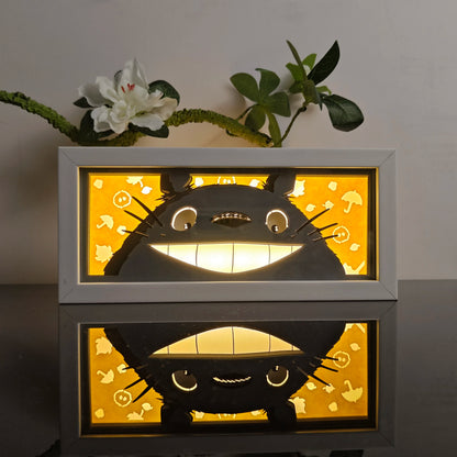 Anime Paper Carved LED Lamp