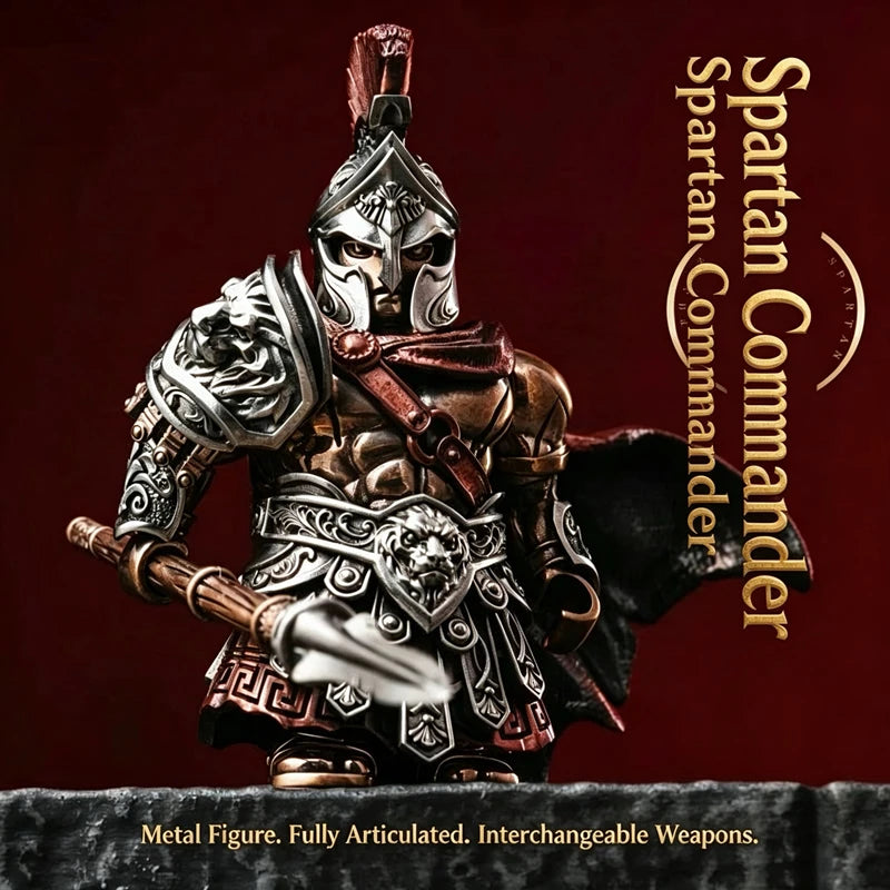 Original Logo 2026 Strong Magnetic Detachable Assembly Spartan Warrior Figure Collectible Desktop Ornament Office Decoration