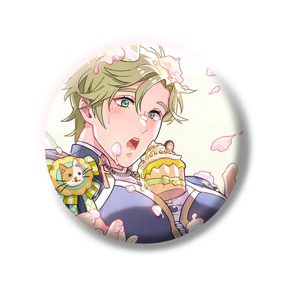 Cartoon Anime Game Nu: Carnival Eiden Yakumo Olivine Kuya Blade Metal Badge Button Brooch Pin Cosplay Cute keychains fans Gifts