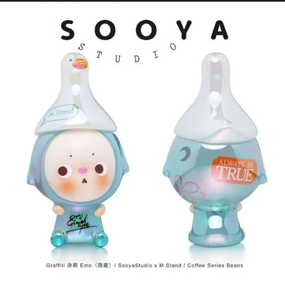 Genuine Sooya Mstand Coffee Beans Series Mini Figure Blind Box Ornament Collection Cute Toys Gift