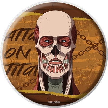 58mm Anime Attack on Titan Eren Jaeger Mikasa·Ackerman Sasha Braus Cosplay COSTUME Badge Pin SPTE Tinplate Brooch﻿ Prop Gilf