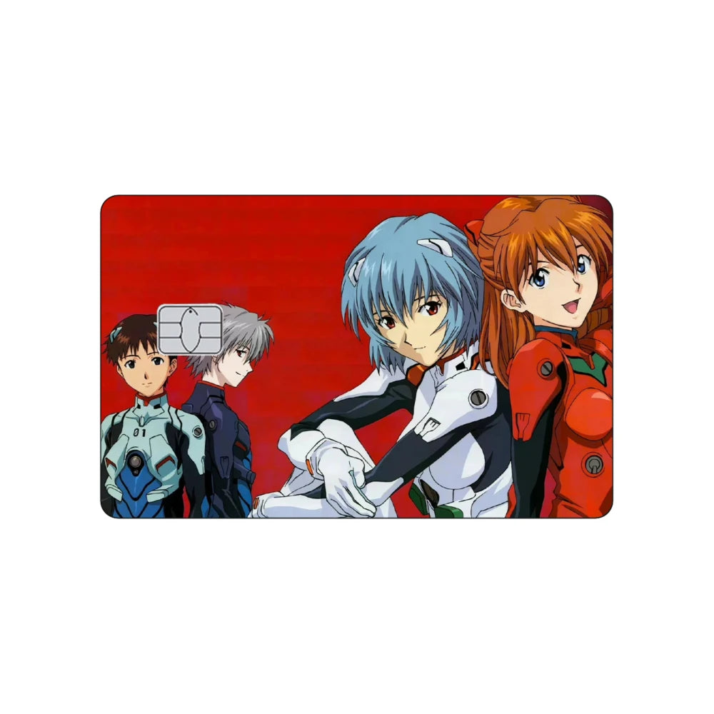 Evangelion Asuka Rei Card Skin