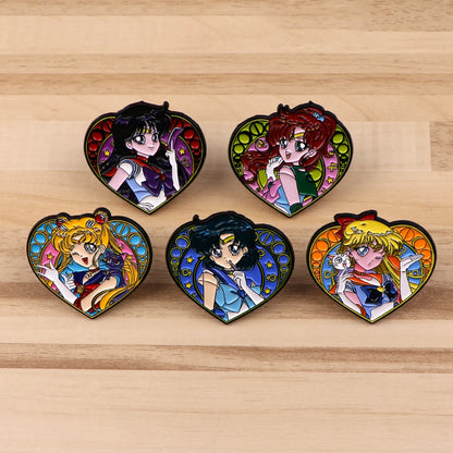 Manga Anime Character Enamel Pin
