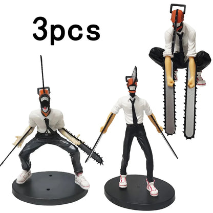 19cm Chainsaw Man Denji Anime Figure Denji/Power Action Figure 1560 Chainsaw Man Denji Figurine Adult Collectible Model Doll Toy