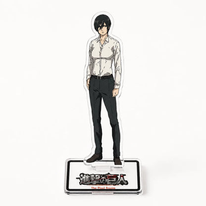 Attack On Titan Character Acrylic Stand Model Plate Anime Desktop Display Collectible Fan Gift Accessories Keychain Cartoon