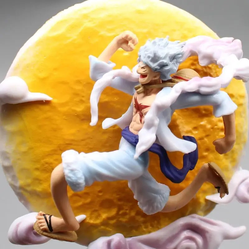 One Piece Anime Moon Nika Luffy Gear 5 16cm Action Figure - Collectible GK Statue Model for Decorations