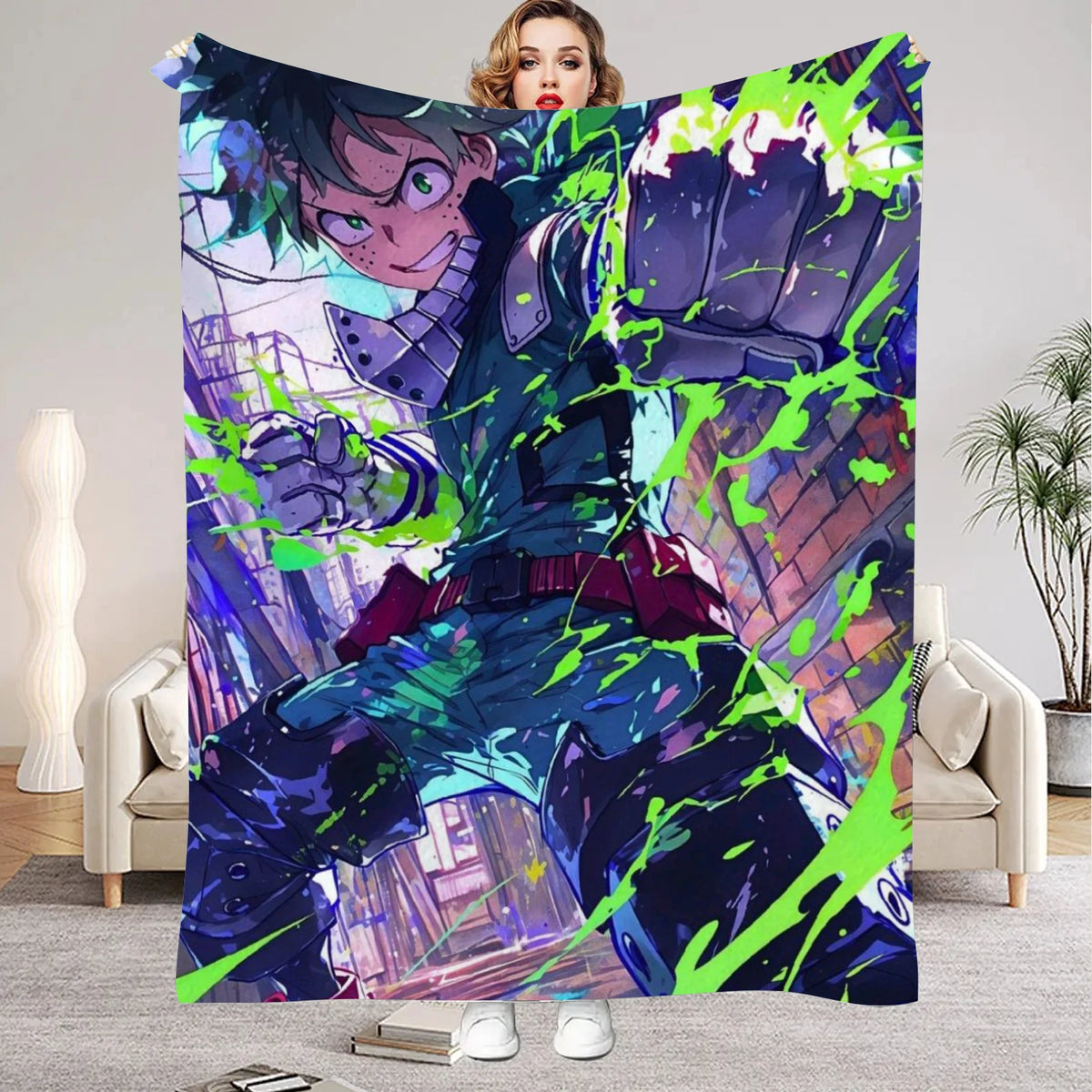 My Hero Academia Flannel Blanket