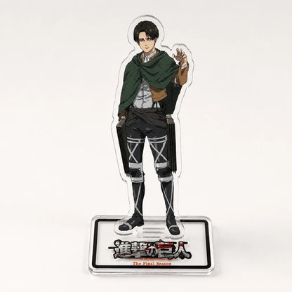 Attack On Titan Character Acrylic Stand Model Plate Anime Desktop Display Collectible Fan Gift Accessories Keychain Cartoon