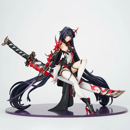 25cm MiHoYo Houkai Impact 3rd Raiden Mei Herrscher of Thunder Lament of the Fallen PVC Action Figure Anime Figure Model Toy Gift