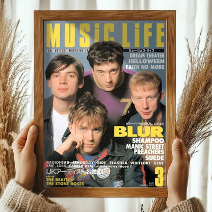 B-Blur Band Poster