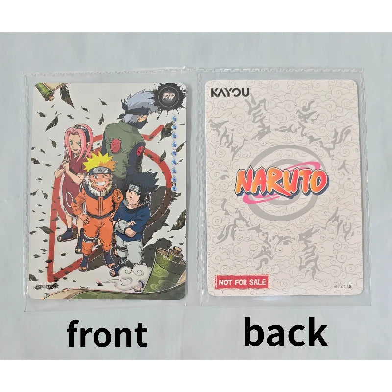 KAYOU Genuine NARUTO Card English Series Uzumaki Naruto Hatake Kakashi The Formation Anime Collectible Card Toy Gift