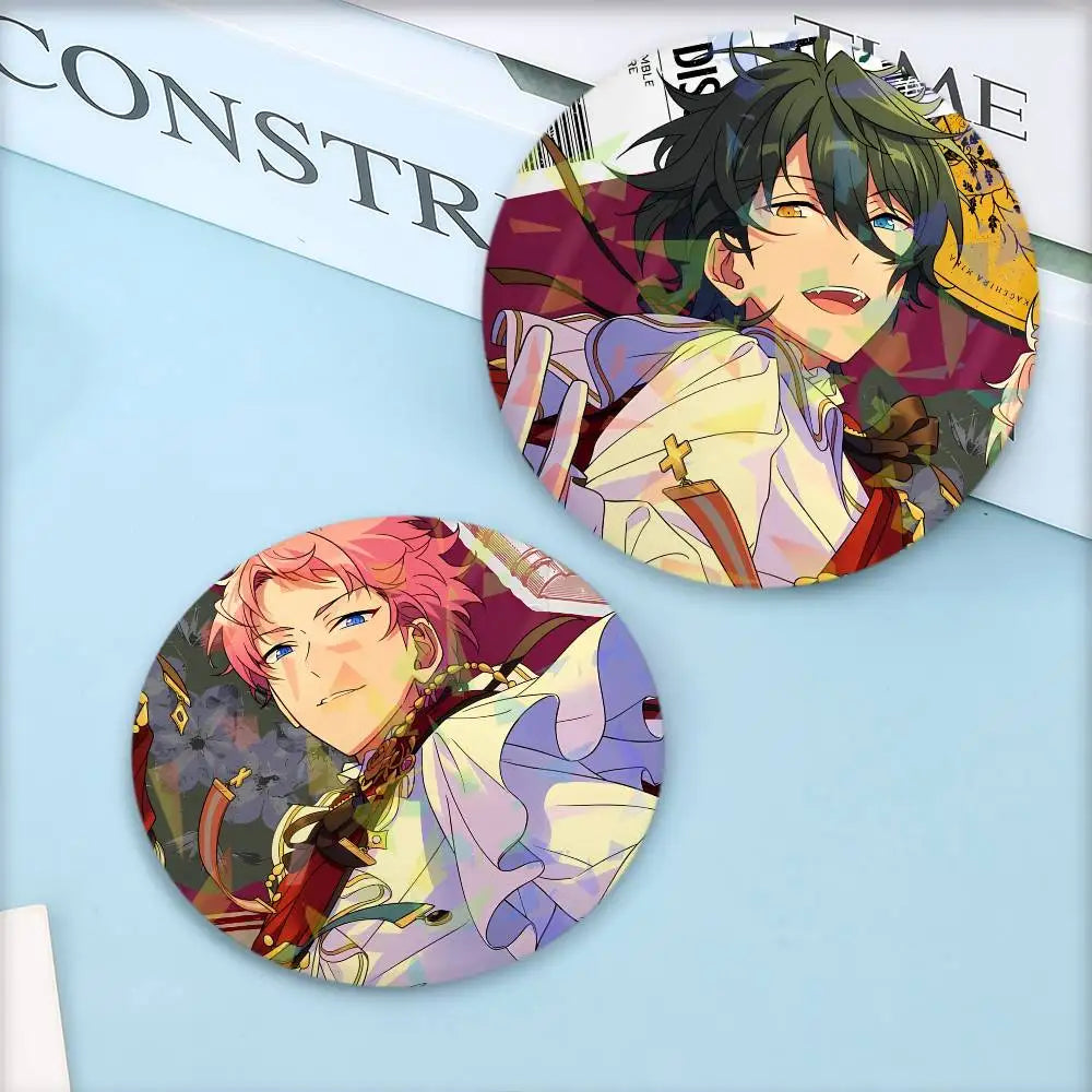 Valkyrie Shu Itsuki Mika Kagehira EnsembleStars Round Badge