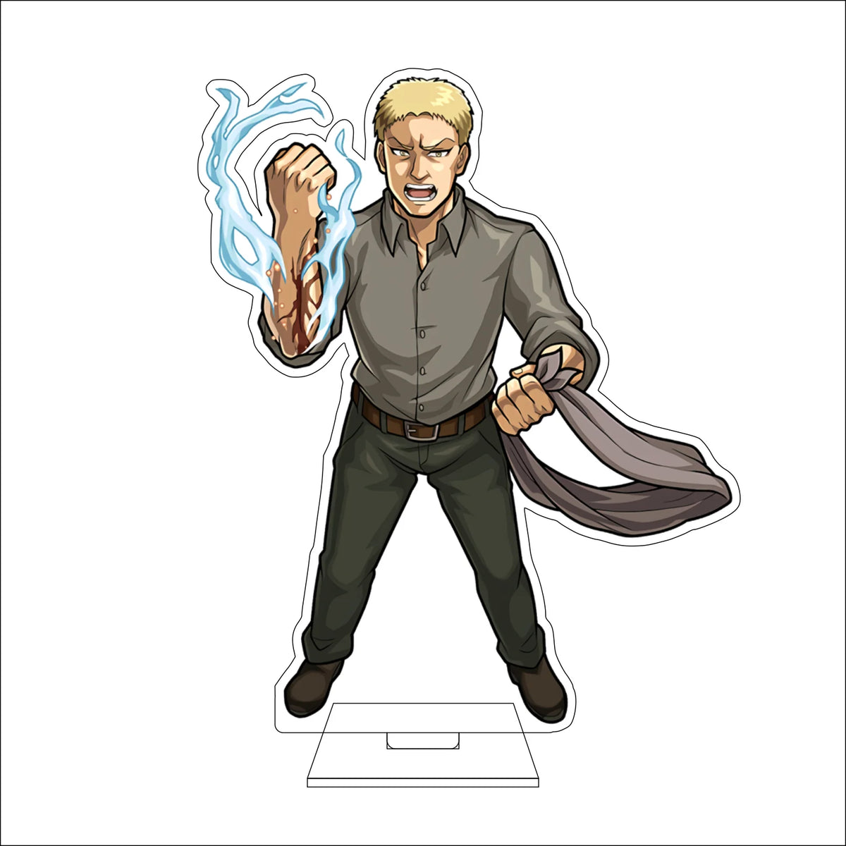 16CM Anime Attack on Titan Cosplay Acrylic Figure Stand Plate Jean Kirstein Hange Zoe Rivaille Ackerman Ornaments Gifts