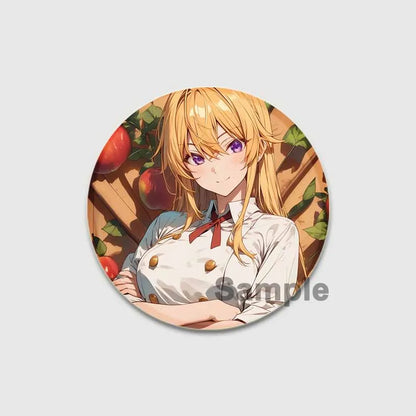 Food Wars Soma Tinplate Pins