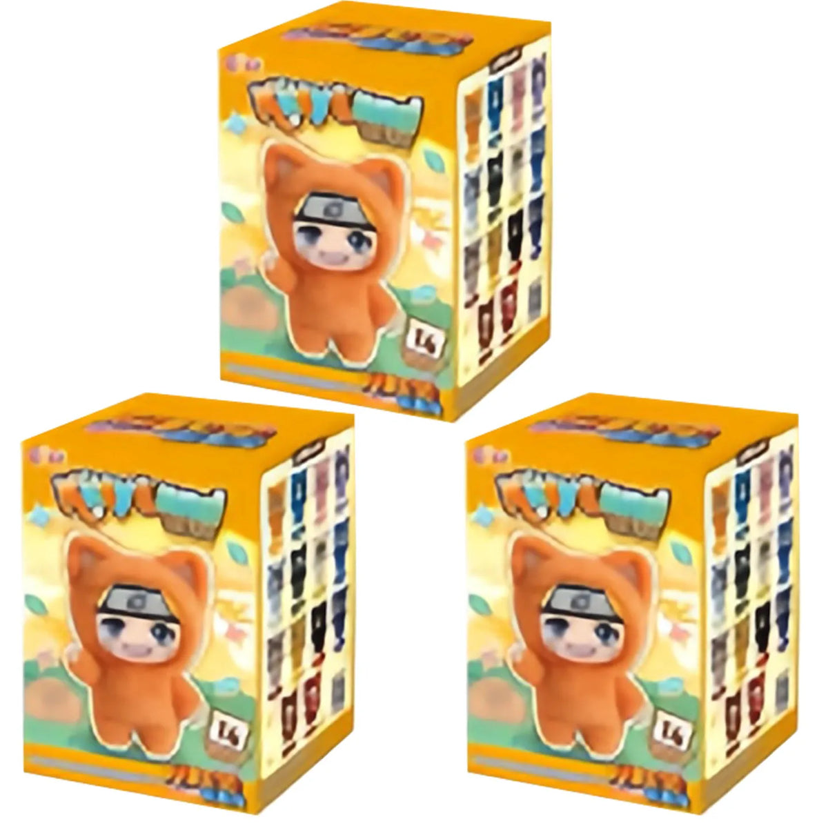 2026 New Presale Eaki Naruto Kittenland Series Blind Box Collectible Anime Figure Trendy Toys Peripheral Pendant Ornament Gifts