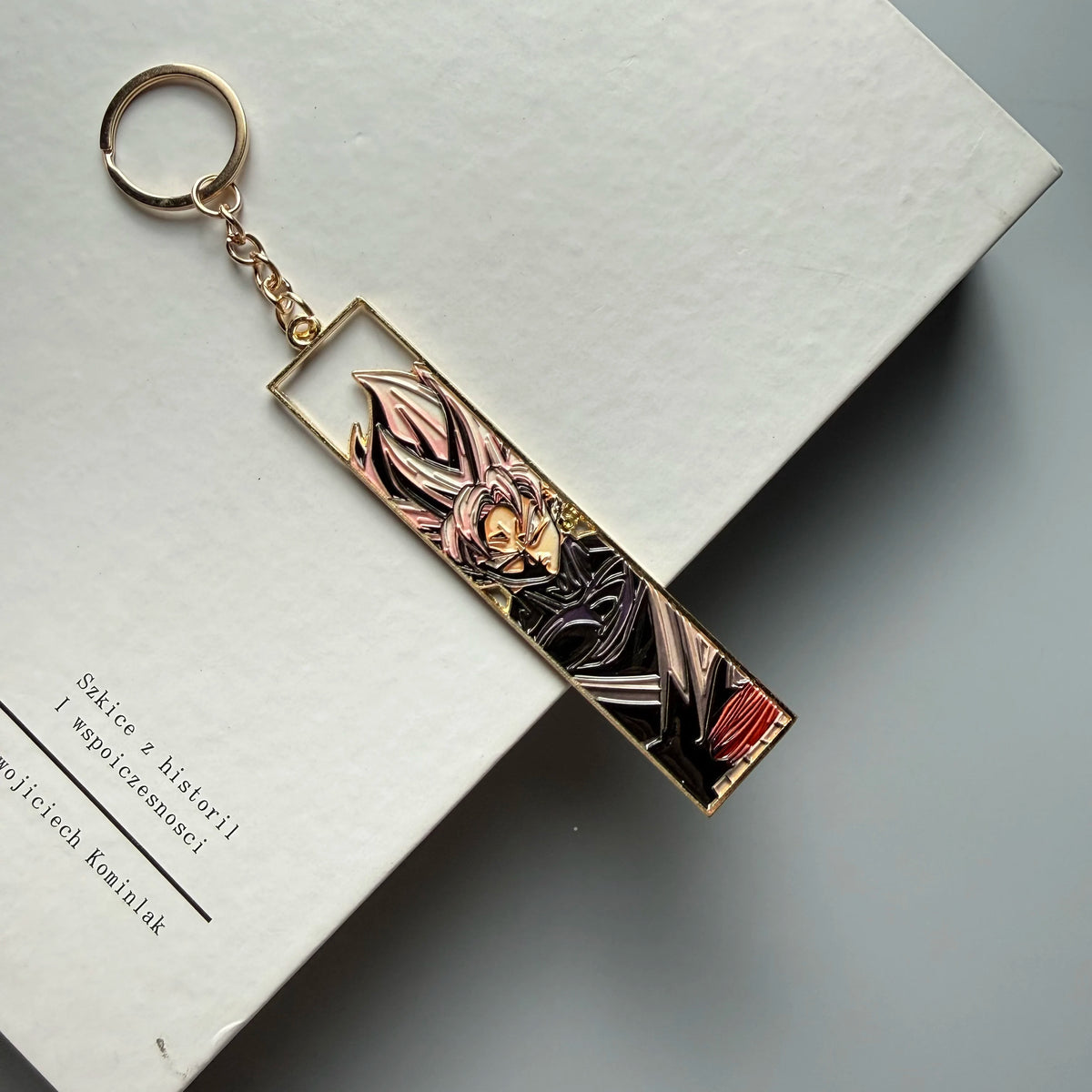 Anime Jet Metal Keychain