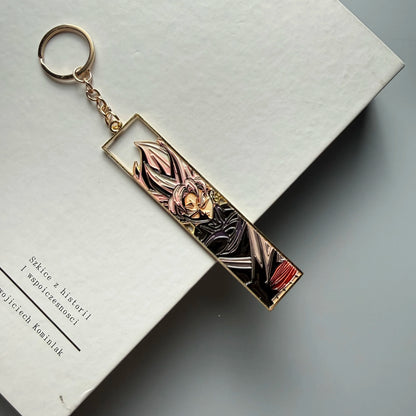 Anime Jet Metal Keychain
