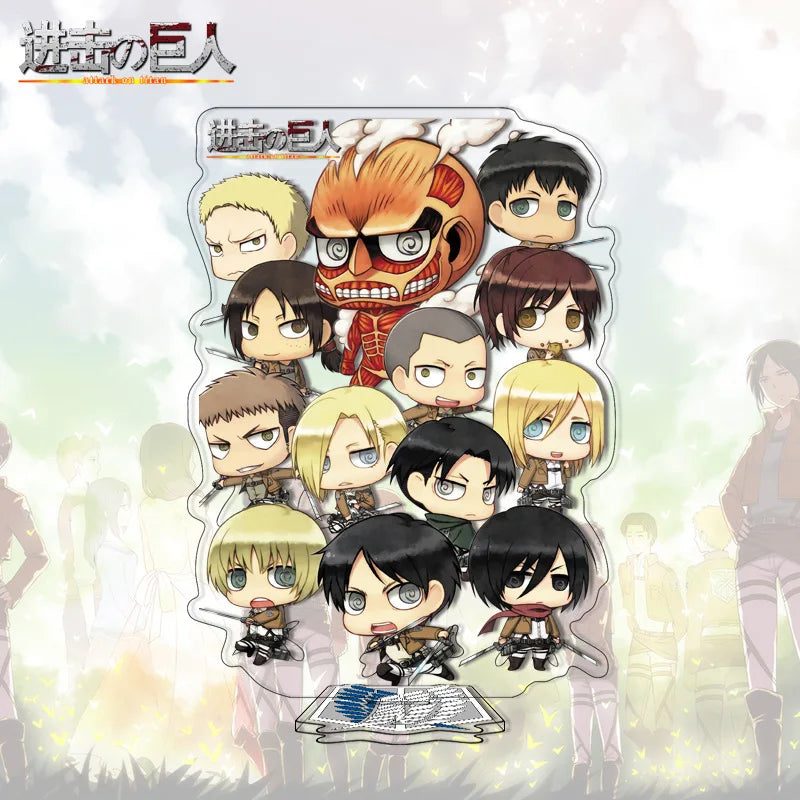 Attack on Titan Acrylic Stand 41-80 Anime Figure Custom Made One Piece Drop Shipping Wholesale Distributor Merchandise