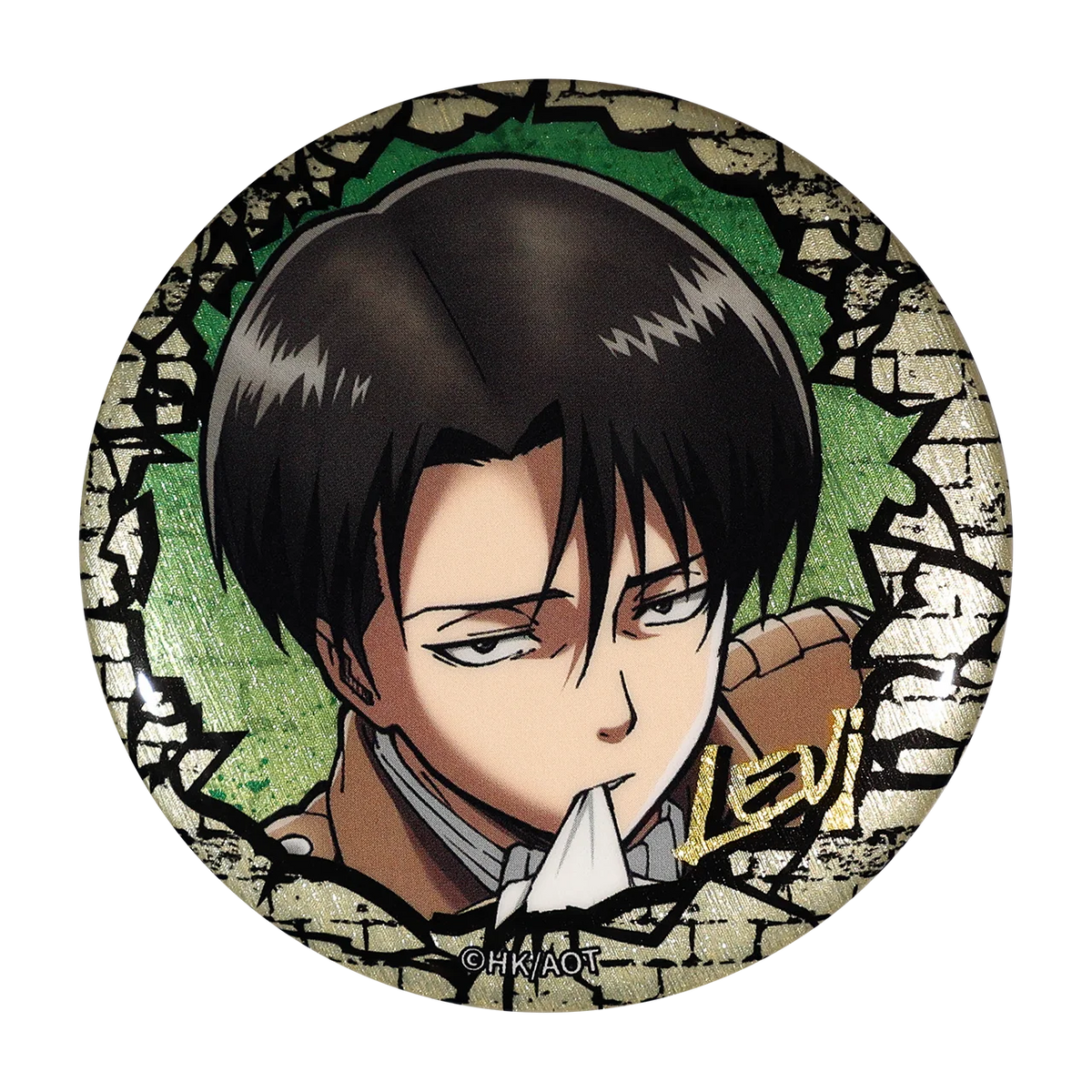 58mm Anime Attack on Titan Eren Jaeger Nanaba Hange Zoe Annie Leonhart Cosplay COSTUME Badge Pin SPTE Tinplate Brooch﻿ Xmas Prop