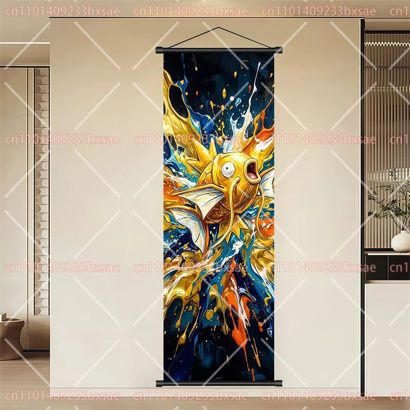 Pokémon Eevee Scroll Painting