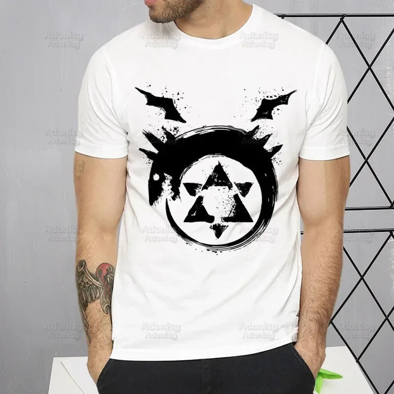 Fullmetal Alchemist Alphonse Elric T-Shirt – Harajuku Short Sleeve