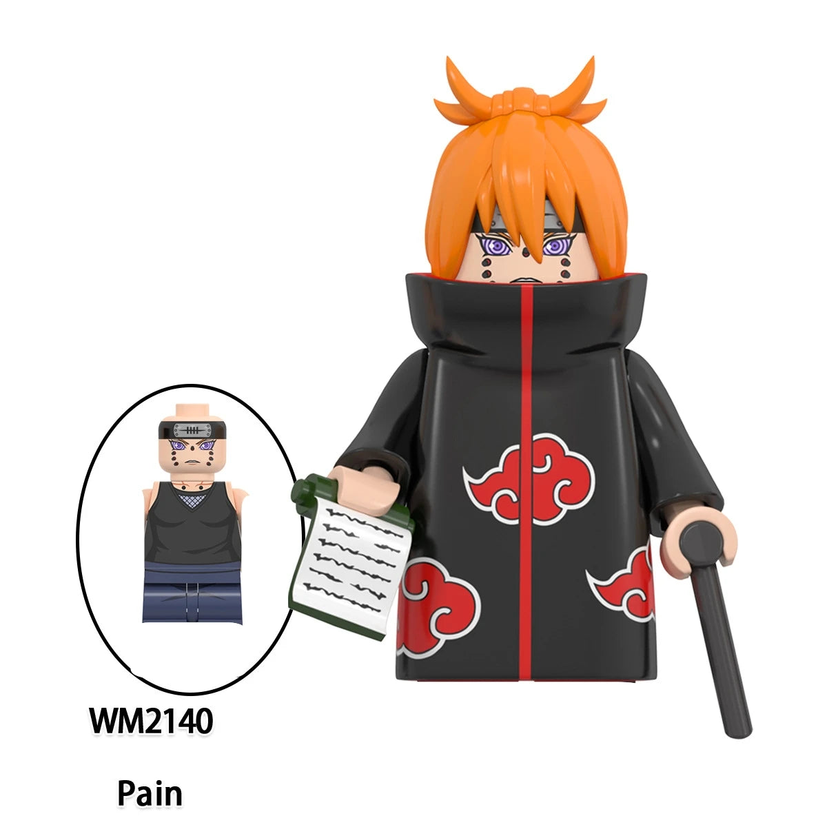 Naruto Sasuke Itachi Kakashi Jiraiya Tsunade Obito Indora Anime Uchiha Mini Blocks Figure WM6155 WM6154 WM6153 Collectible Man