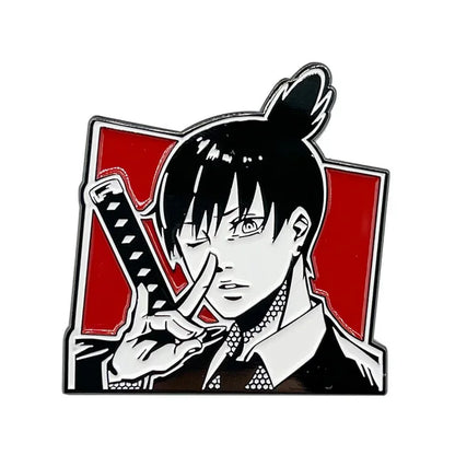 Anime Characters Heart Enamel Pin