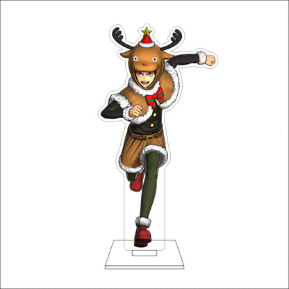 16CM Anime Attack on Titan Cosplay Acrylic Figure Stand Plate Ymir Sasha Braus Conny Springe Ornaments Gifts