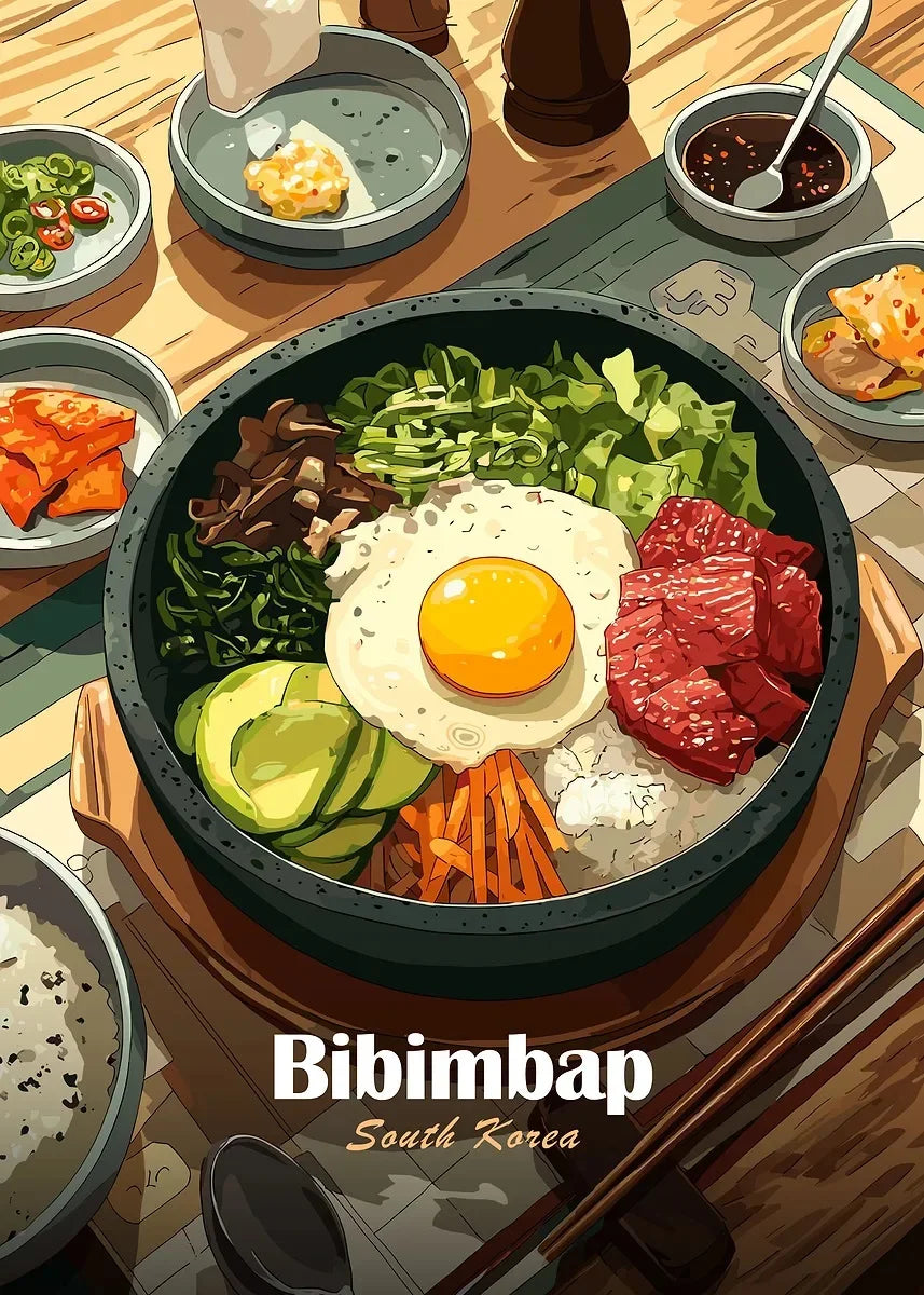 Anime Food Art Poster