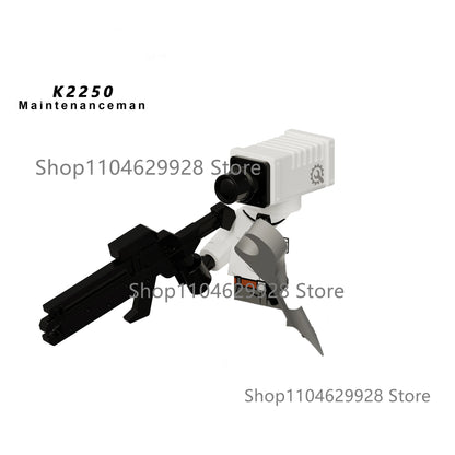 New KDL DJ Upgrade War-Damaged Skibidi Toilet Man Figures Anime Block Toys TvMan Titan Bricks Model Toy For Kid Birthday Gift