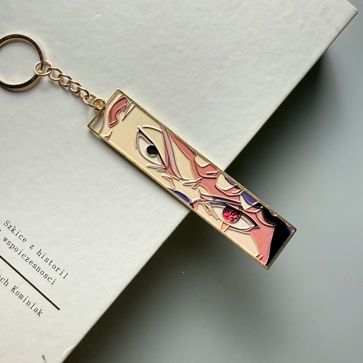 Anime Jet Metal Keychain